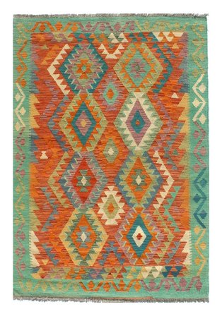 Kilim Afghan Old Style Rug Oriental (Wool, Afghanistan)