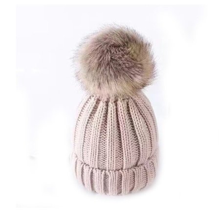 Foreldre-barn Strikkelue Vinterlue ROSA BARN BARN