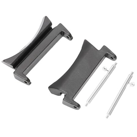 1 Par/set Rostfritt Stål Remanslutningsadapter för Galaxy Watch 4 Klockarmband Anslutningsdel Svart