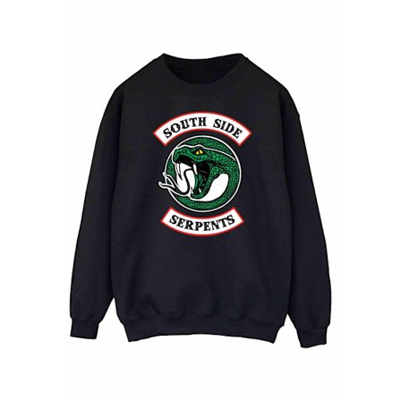 Riverdale Dam/Kvinnor Southside Serpents Sweatshirt M Svart