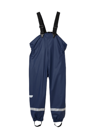 RIKIKI Fleecefodrade regnbyxor SOUTH Ytterplagg Blå 86