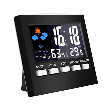 Termometer og hygrometer, innendørs og utendørs hygrometer termometer