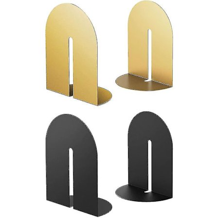 Løb Bogstøtter Til Bøger. 2 Par Metal Bogstøtter Til Kontorhylder