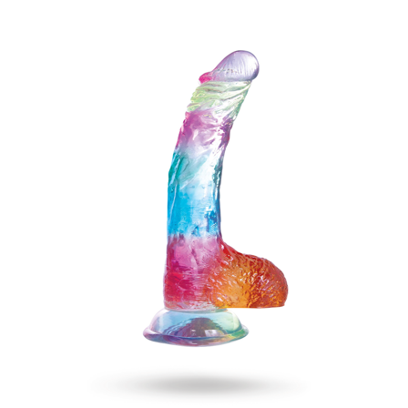 Jellildo Dildo With Balls Multi - Vuxen.dk: For hende