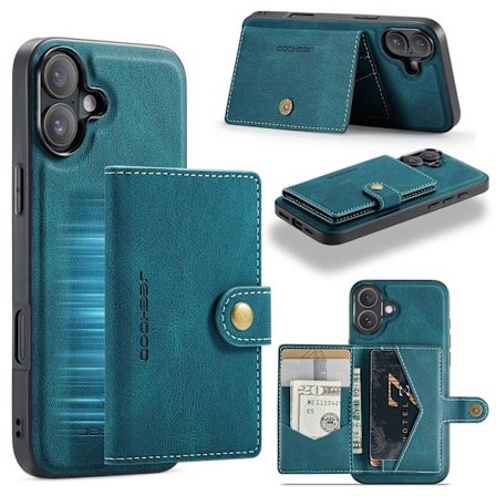 iPhone 16 - Exklusivt Magnetiskt Skal med Avtagbart Kortfack