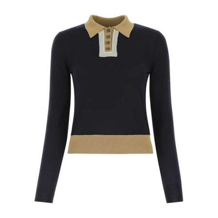 Maison Margiela Polo Shirts Blå, Dame