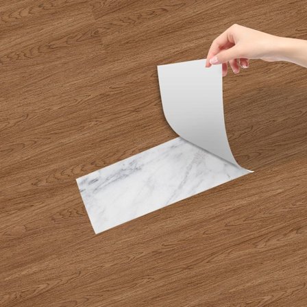 Selvklebende gulvfliser i treverk, selvklebende vinylgulvfliser