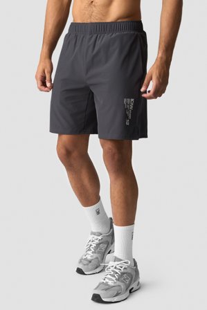 ICANIWILL - Training Printed Shorts Dark Grey- Sport kurze hose - Herren - ICIW