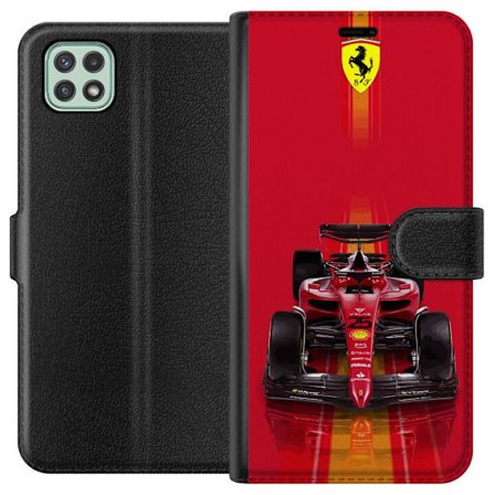 Yhteensopiva Lompakkokotelo Samsung Samsung Galaxy A22 5G Ferrari Formula 1 -auto ikonisessa punaisessa muotoilussa urheilullisella tarkkuudella