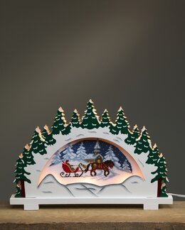 Puinen kynttelikkö-Ateljé Margaretha