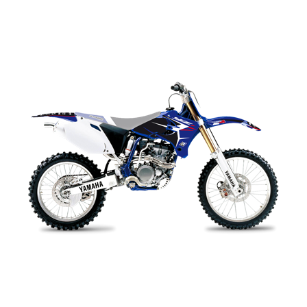 Stickerset Blackbird Dream 4 Blauw-Zwart-Wit - Yamaha YZ 250F 2003-2005
