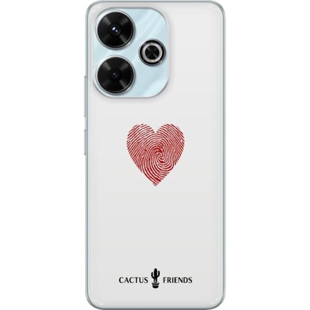 Kompatibel Mobilcover til Xiaomi Xiaomi Redmi 13 Cactus and Friends - Fingerprint Love