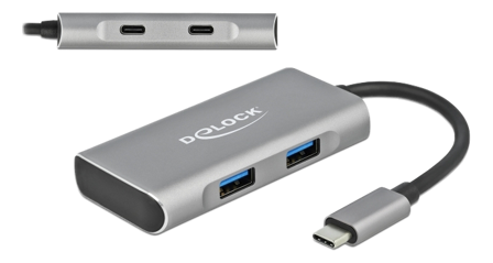 Delock hub - 4 porter