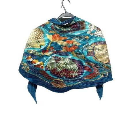 Hermès Vintage Pre-owned Silk scarves Blå, Dame Vintage Accessories, Størrelse: ONE Size