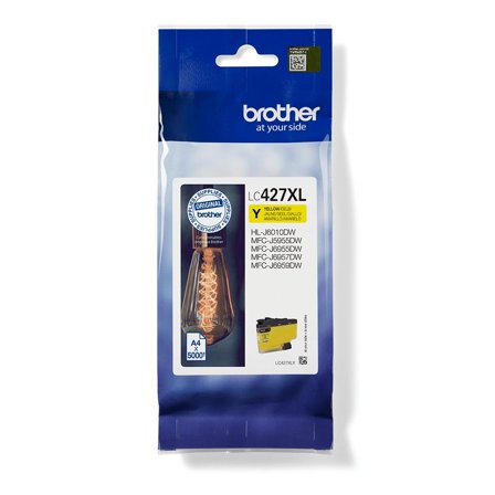 Brother LC427XLY - høykapasitets - gul - original - blekkpatron