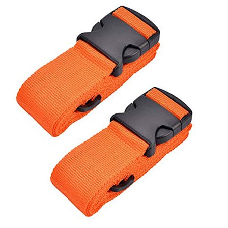 2 stk. Bagasjestropper Justerbare Reisetilbehør Emballasjeveske Koffert Reise Spennebelte Pakking Sklisikkert Belte