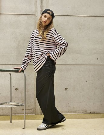 Hound Wrincle Skirt - Black - 16 y