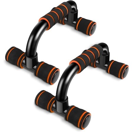 Push-up bar, Fitness Press Up Bar med sklisikre skumhåndtak for arm-, bryst- og skuldertrening Gym hjemmetrening