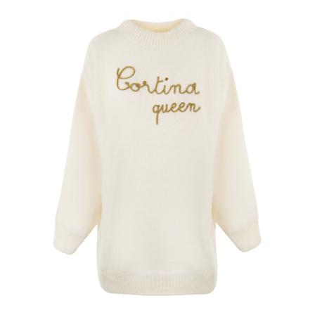 MC2 Saint Barth, Round-neck Knitwear Biały, Kobieta, Rozmiar: M