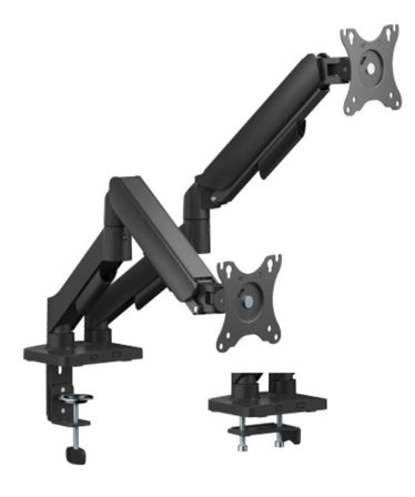 eSTUFF Dual Gas Spring Monitor Mount
