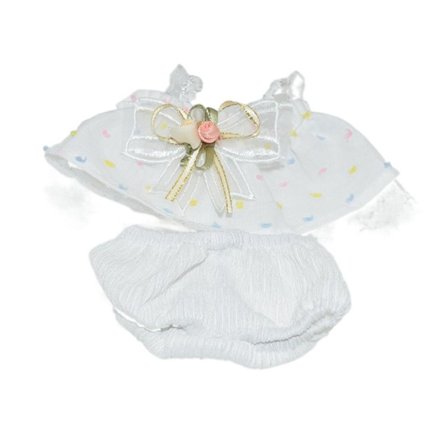 20 cm dukkeklær Blonde pannebånd kjole dress 4 4