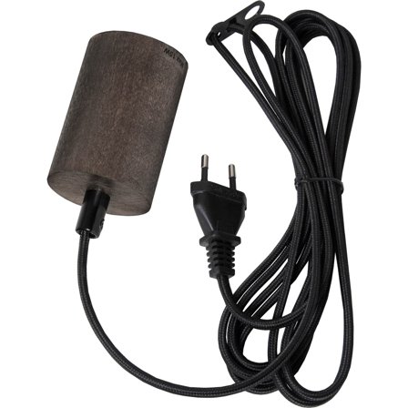 Star Trading - Tilbehør til innebelysning Sladdställ E27 Slim brun 297-97-1 Brun