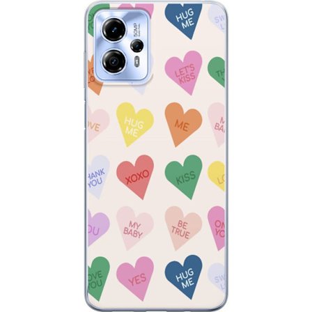 Yhteensopiva Puhelinkuori Motorola Motorola Moto G13 Karkkisydämet