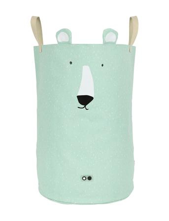 Toy Bag Large - Mr. Polar Bear Home Kids Decor Storage Storage Baskets Vihreä Trixie Baby