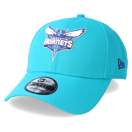 New Era - NBA Blauw adjustable Cap - Charlotte Hornets The League 9FORTY Teal Adjustable @ Hatstore