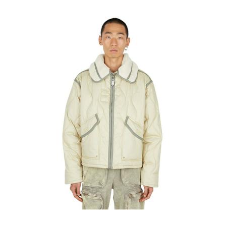 Diesel, Jackets Beige, Heren, Maat:XL