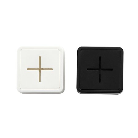 2(hvid,sort) Køkkenrulleholder, Premium Silikon Selvklæbende