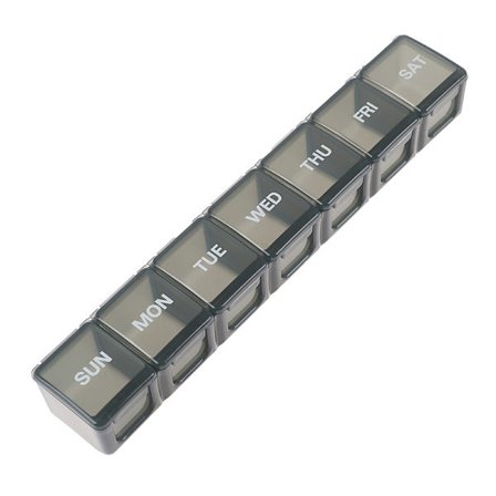 Weekly Pill Organizer Daily Cases XL Box Storage Vitamins 7 Day