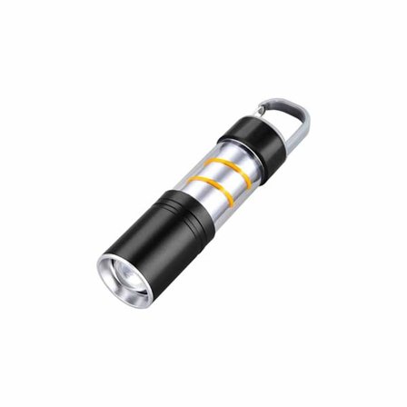 Mini Hvid Laser Aluminium Legering LED Lommelygte: Genopladelig, Bærbar og Zoombar