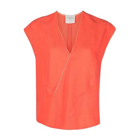Forte Forte, Sleeveless Tops Pomarańczowy, Kobieta, Rozmiar: S