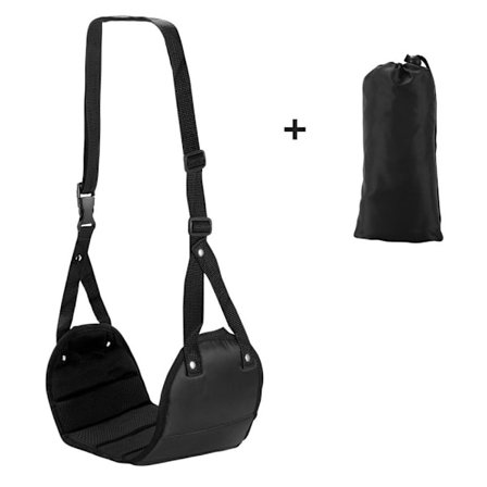 Fotstøtte Hengekøye Fothenger SVART