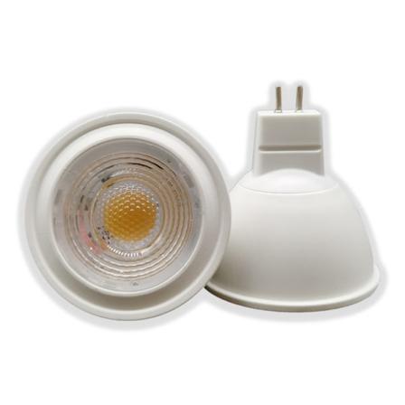 Grunnleggende GU5.3 MR16 LED-spotpære, 4,5W (35W ekvivalent), varm hvit, ikke-dimbar, 6-pakning