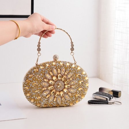 Clutch Bag luksuskäsilaukku GOLD