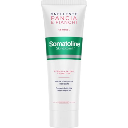 Somatoline Snellente Pancia e Fianchi Cryogel 250ml - Crema pancia e fianchi snellente