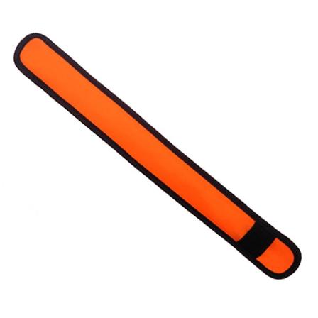 LED reflekterande klapparmband orange
