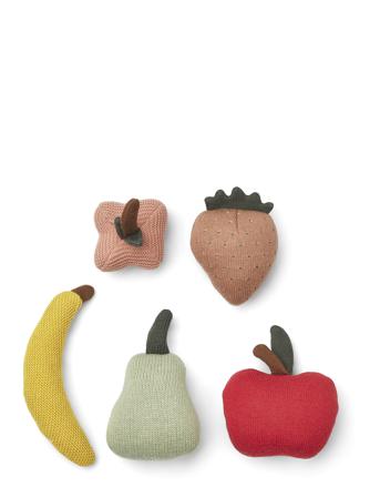 Lisa Playfood 5-Pack Toys Toy Kitchen & Accessories Toy Food & Cakes Multi/mönstrad Liewood