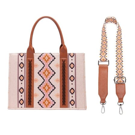 1 st Tote Bag för kvinnor Boho Aztec Purses med Signature Guitar S