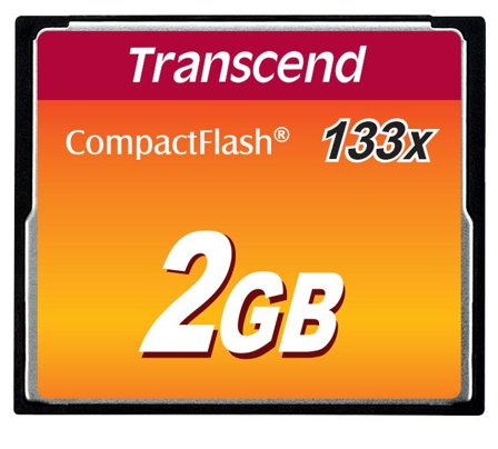 Transcend 2GB Compact Flash Card (133X) MLC (Alt. TS2GCF133)