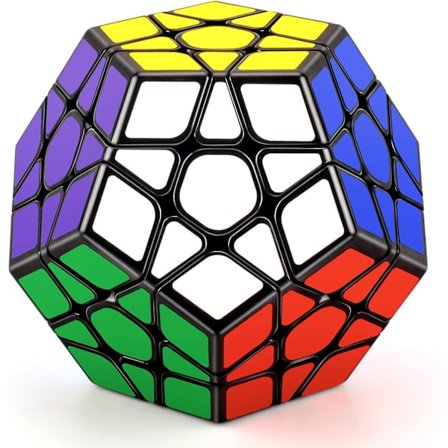 Rubiks Kub 3x3, 3x3 Dodekaeder Speed ​​Cube, Pussel Speed ​​Cube för Barn och Vuxna, Svart
