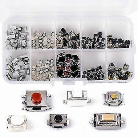50 kpl Mikropainike 10-tyyppi Kaukosäätimen painike SMD SMT Painike Mikrokytkin FK