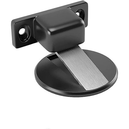 Usynlig dørstopper, magnetisk dørstopper i rustfritt stål, med lim, ingen boring nødvendig, passer til dørspalter mellom 0,2-0,4 tommer (ca. 0,2-0,4 