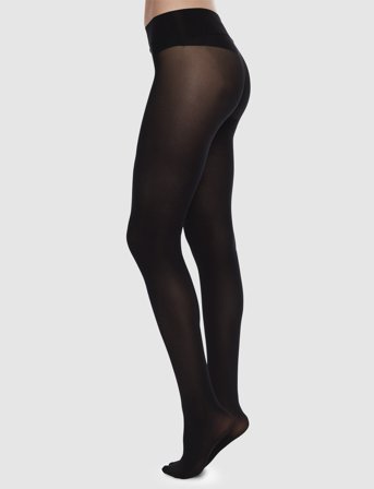 Swedish Stockings Hanna Premium Seamless Tights 40D - Black - XL