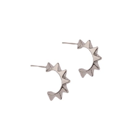 pfgSTOCKHOLM Stud Mini Hoop Örhänge Örhängen Dam Silver 0