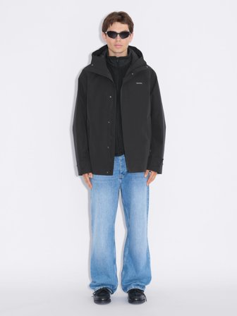 Holzweiler - Fane Rain Jacket - Black - Mens - Extra Small