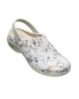 Tøffel – Paris Flower Wash&Go Blå/hvit - 37 - Embla of Sweden