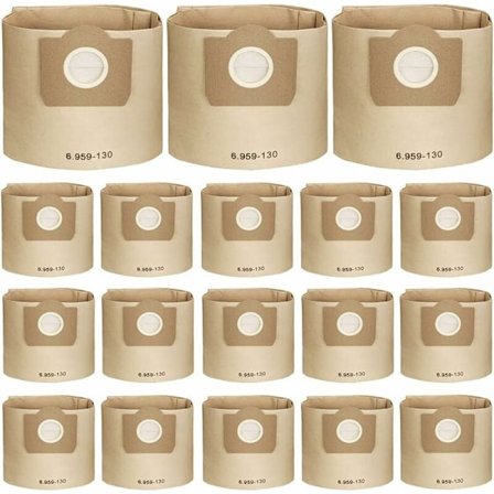 12-pack dammsugarpåsar för Karcher WD3 MV3 WD3P, Ersättning